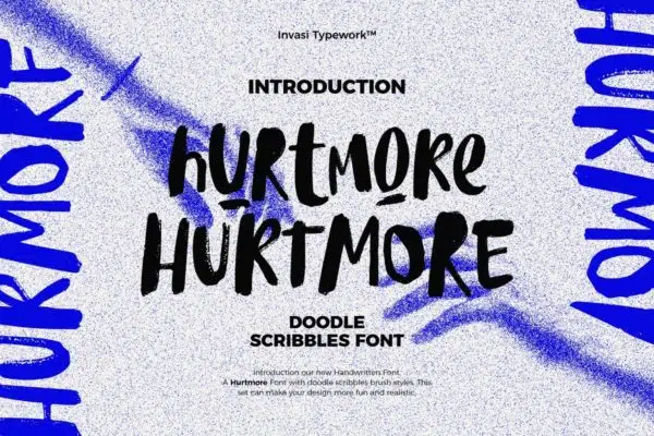 Hurtmore – Scribbles Font