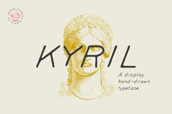 Kyril – A Display Hand-Drawn Font