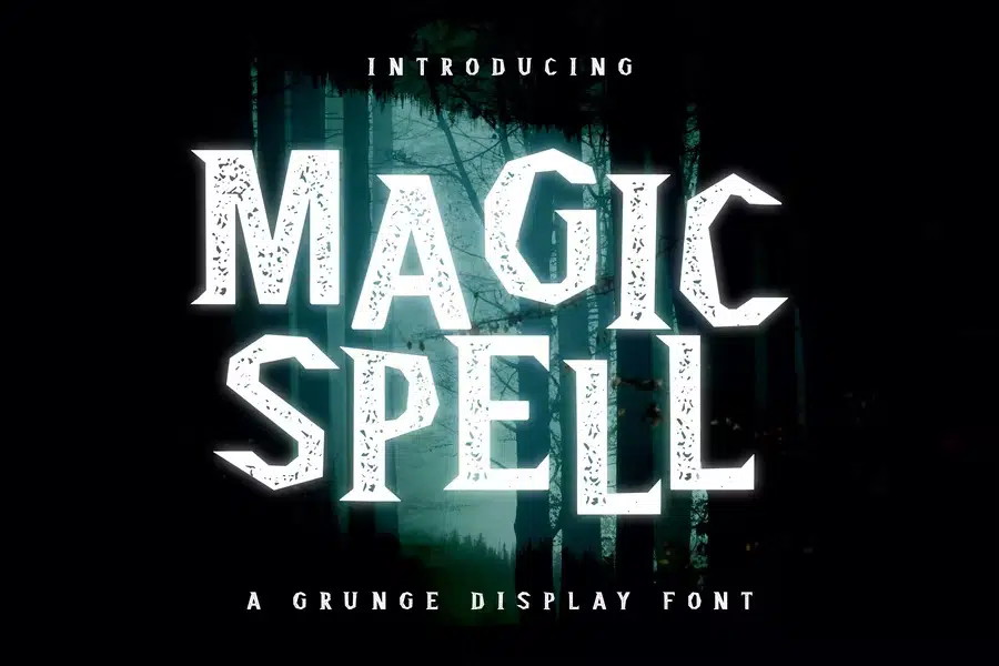Magic Spell - Magical Grunge Display Font