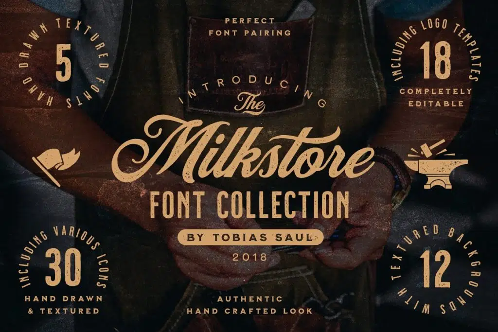 Milkstore Font Collection
