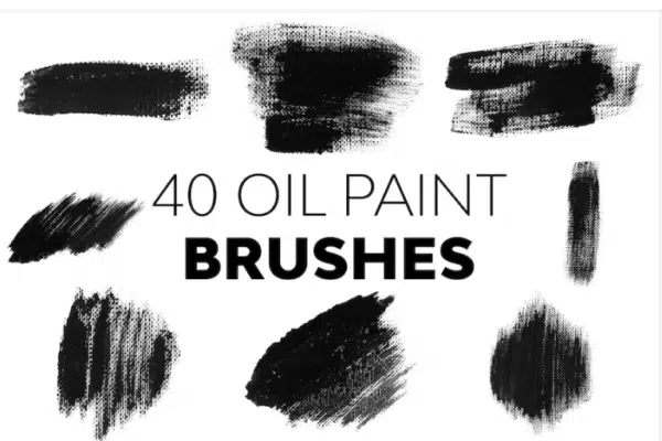 oil paint brush texture