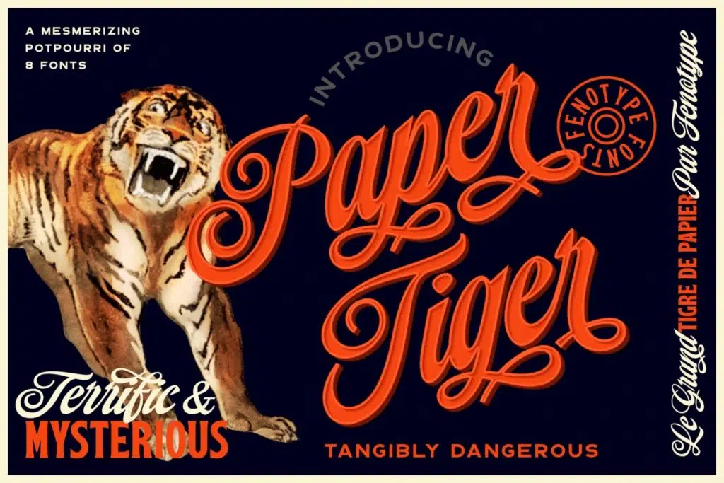 Paper Tiger – Victorian Font Madness