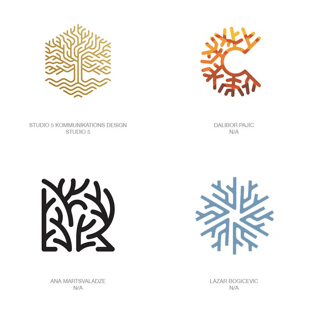 Tree Roots - Logo Design Trends 2022