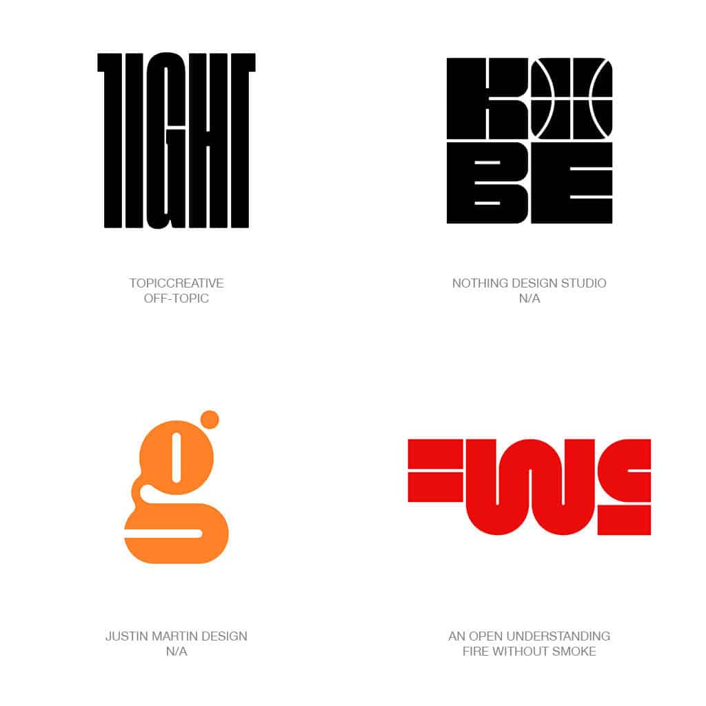 Tight Kerning Logo Design Trend