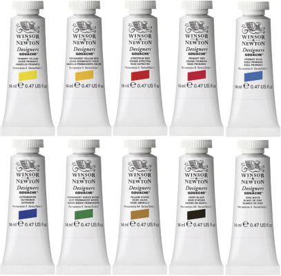 Designers Gouache Paint, Zinc White Colour 100 ml - Designers & High  Quality Kids Gouache Paints