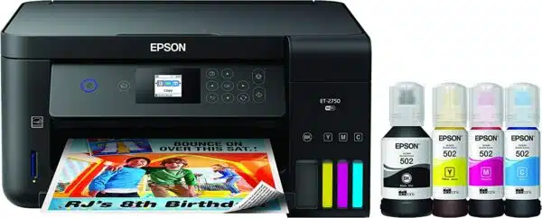  Epson EcoTank ET-2750- Printers for Heat Transfers & Sublimation