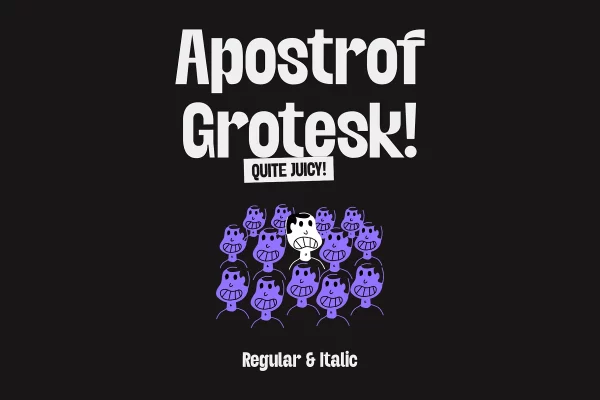 Apostrof - Grotesk Type