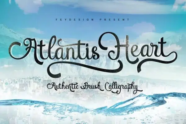 Atlantis Heart Font