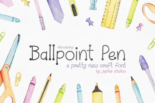 Ballpoint Pen Font