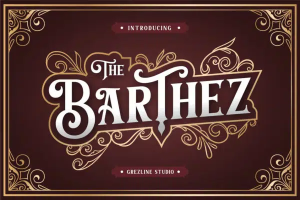 Barthez – Victorian Font