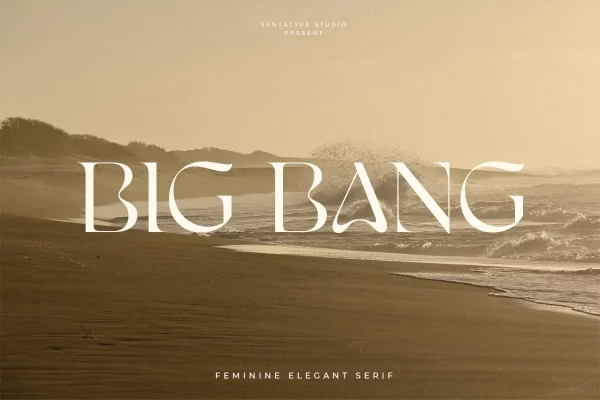 Big Bang - Feminine Elegant Serif