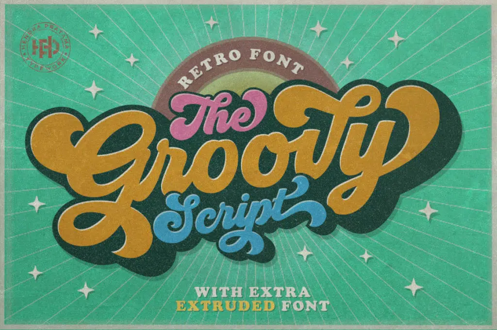 20+ Best Groovy Fonts for Rad Designs in 2024