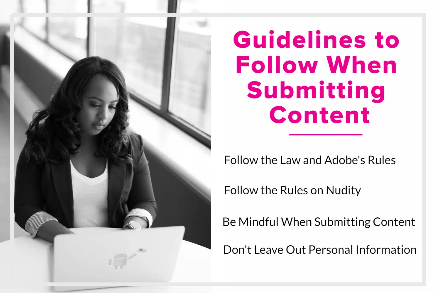 Guidelines to Follow When Submitting Content