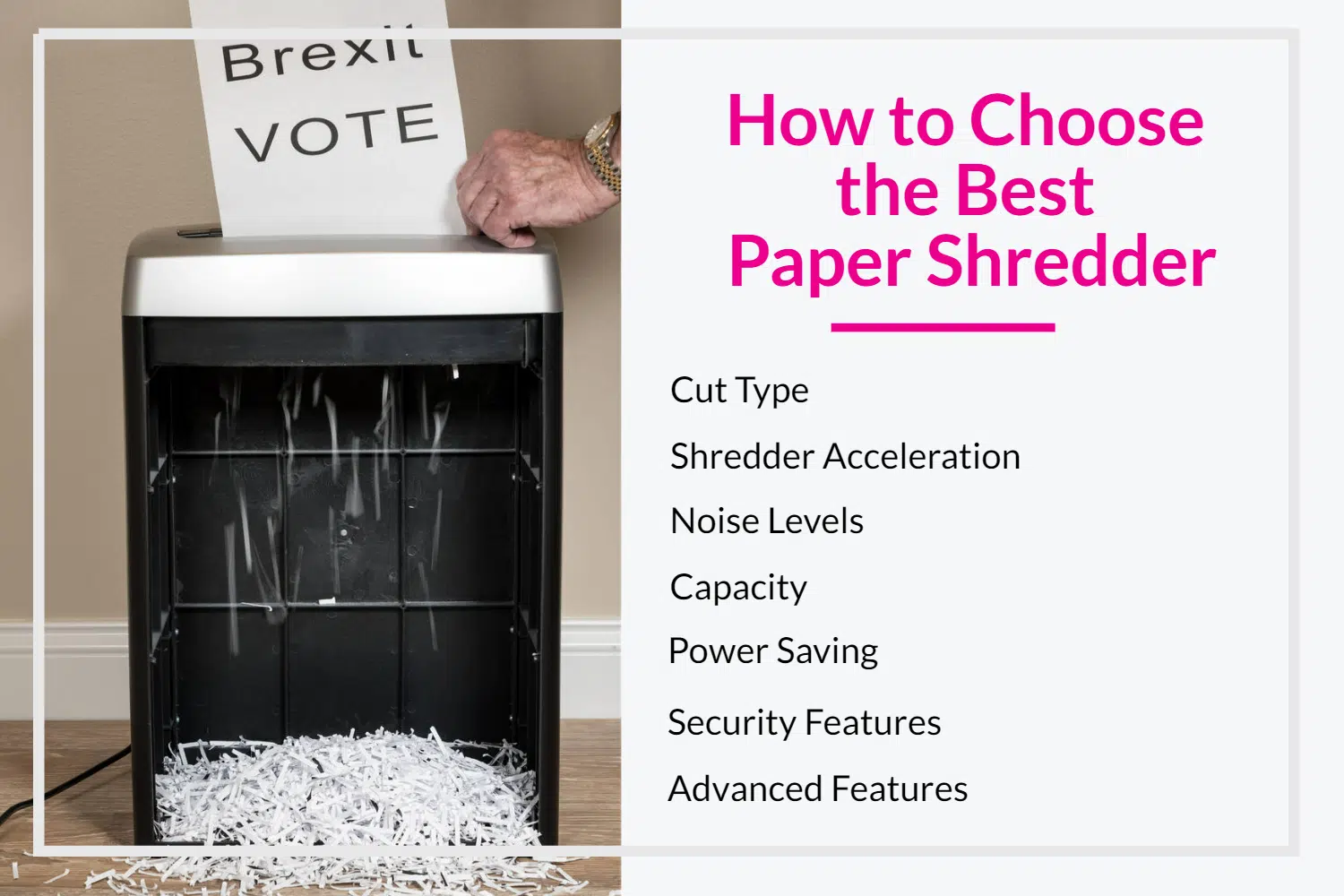 How to Choose the Best Paper Shredder