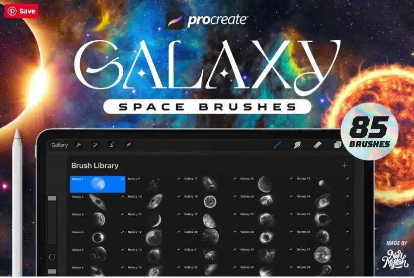 Procreate Galaxy Brushes