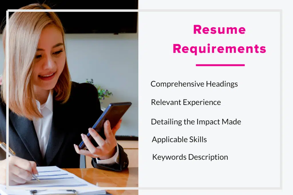 Resume Requirements