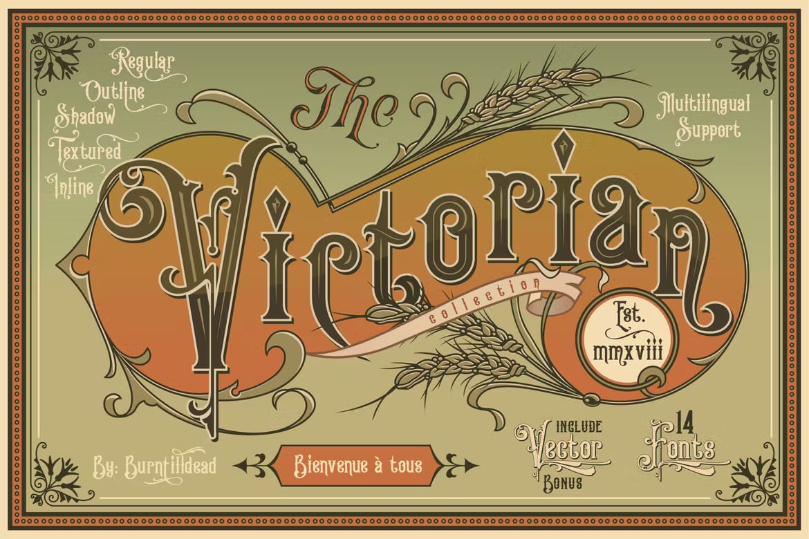 best victorian fonts