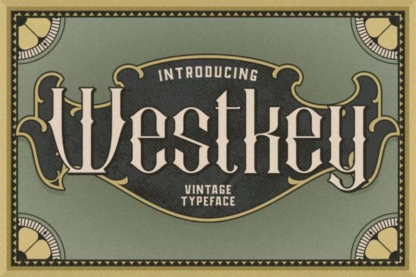 Westkey Victorian Type Font