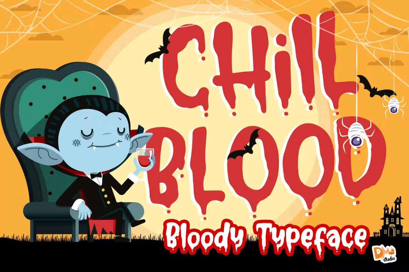 Chill Blood-best dripping fonts