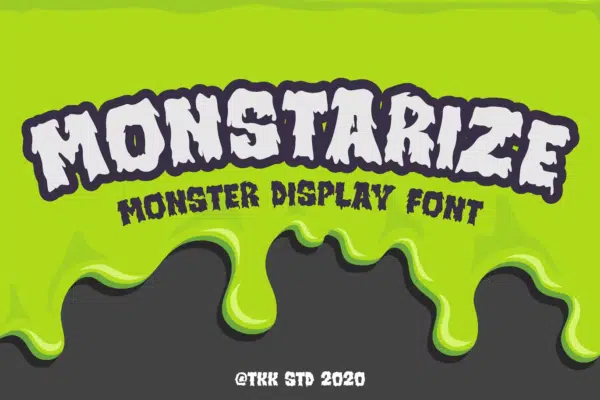 Monstarize Gaming Font
