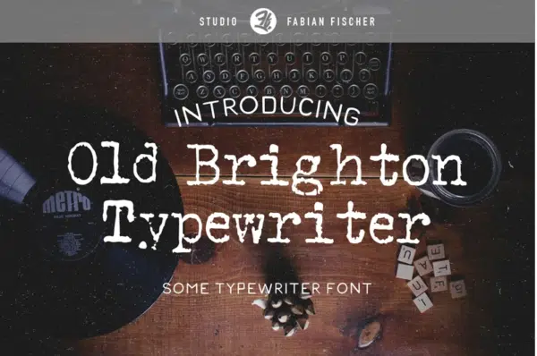 Old Brighton Typewriter