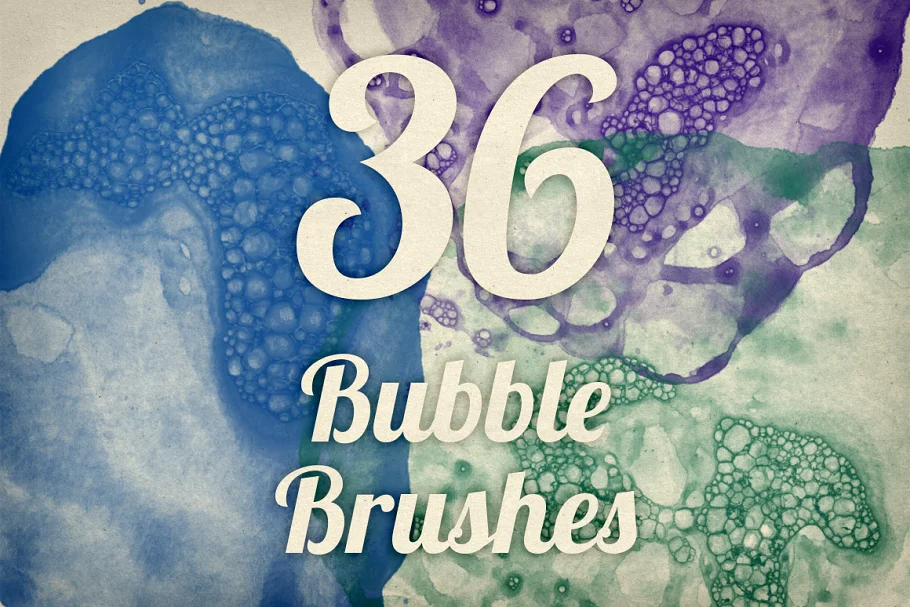 Bubble Textures Brush Pack