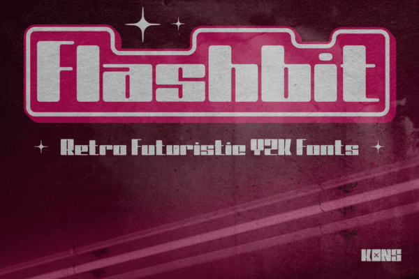 Flashbit - Retro Futuristic Y2K Fonts