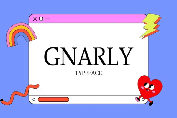 Gnarly - Nostalgic 1980s Typeface