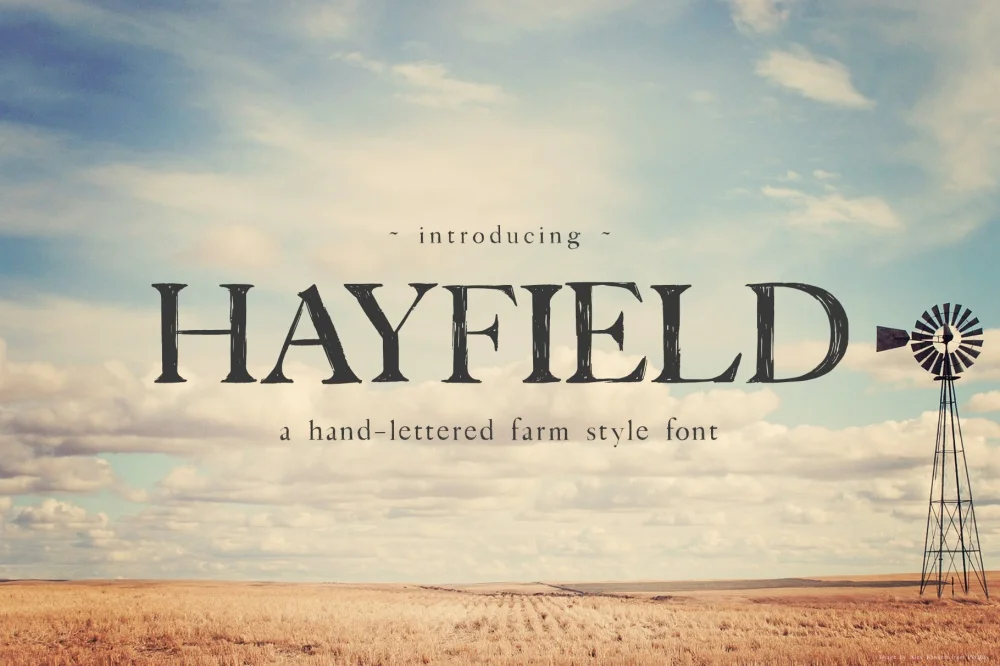 Hayfield Hand Lettered