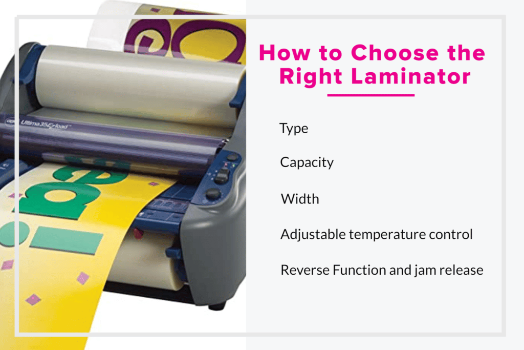 How to choose the right laminator
