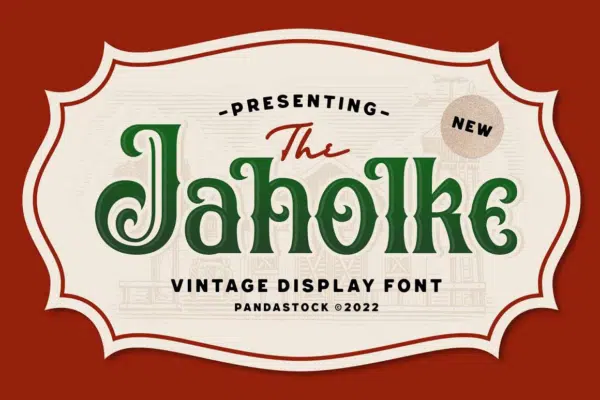 Jaholke — Vintage Typography Design