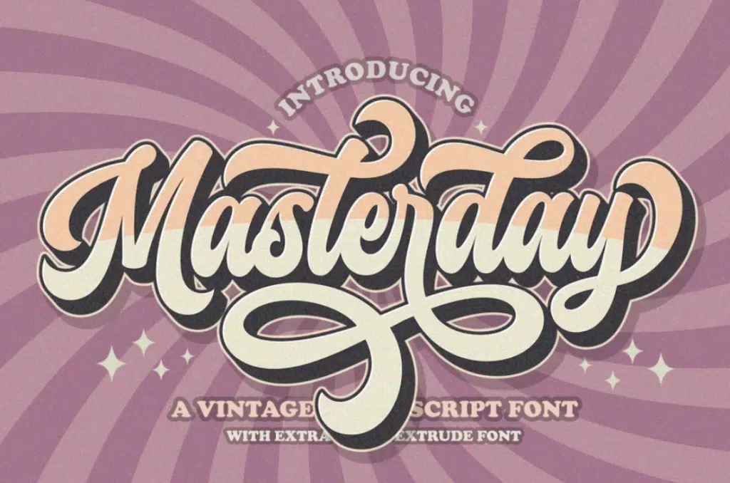 Masterday Retro Font 