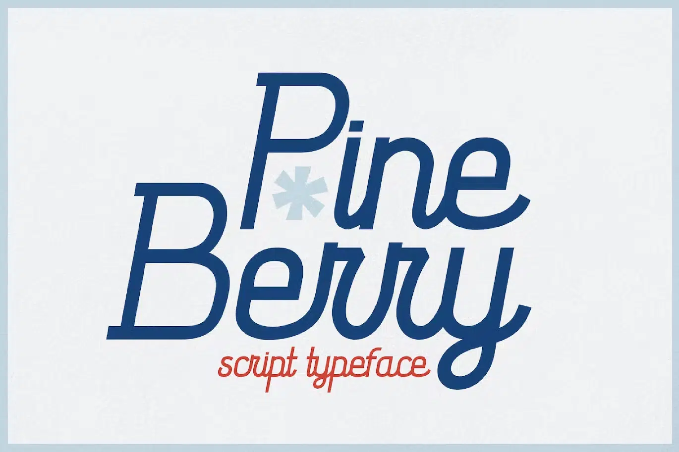 Pineberry - Cursive Script Typeface