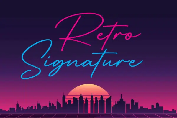 Retro signature