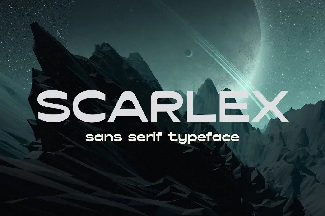 Scarlex - Retro Space Typeface