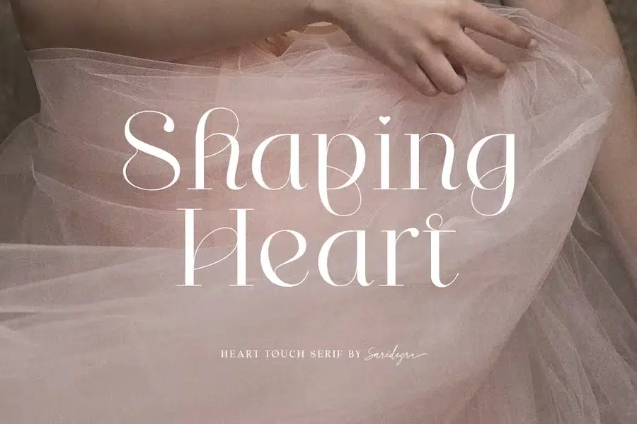 Shaping Heart - Lovely Serif