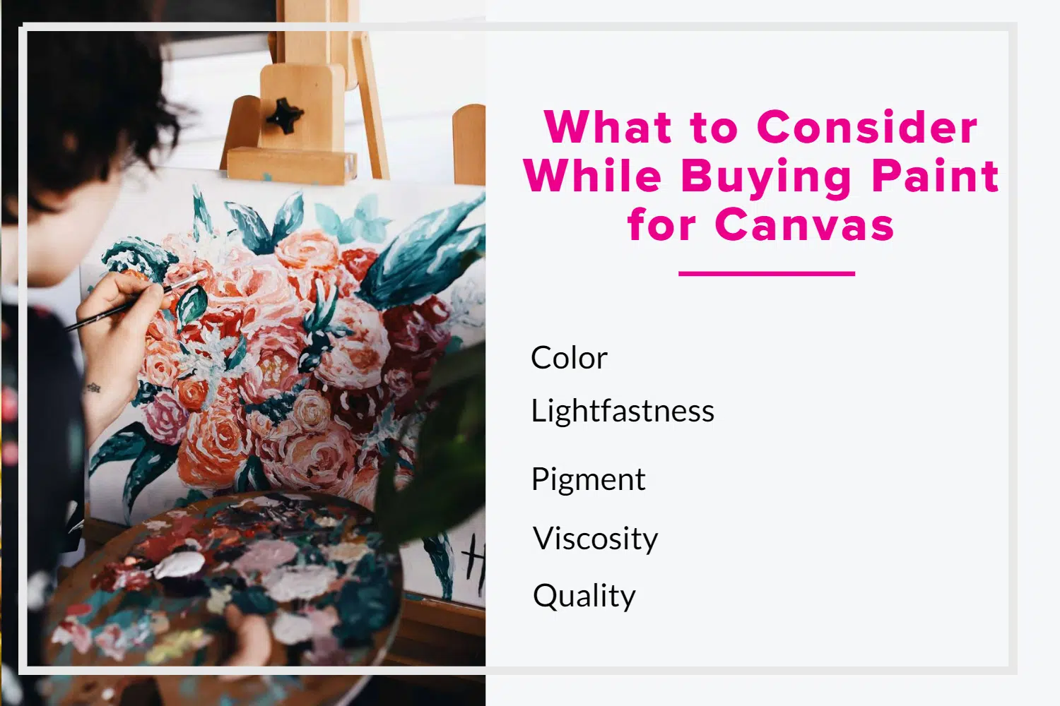 What to Consider While Buying Paint for Canvas  