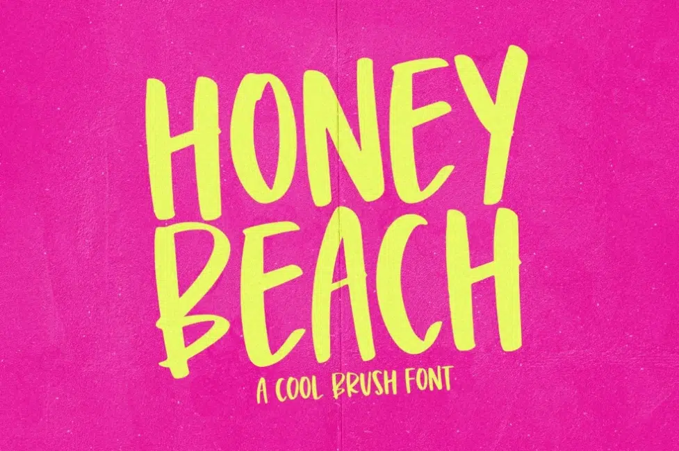 honey Beach font