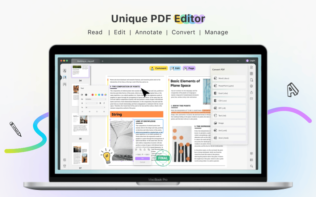 UPDF - Best PDF with built-in PDF Image editor