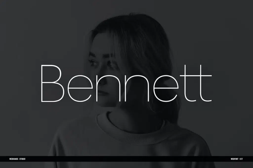 Bennett Display Typefaces