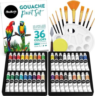 Chalkola Gouache Paint Sets- Best Gouache paints
