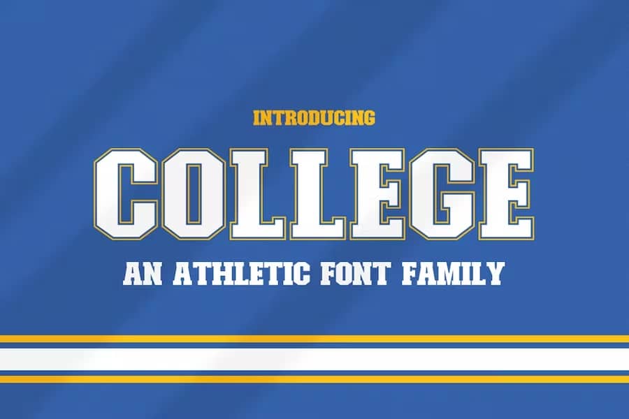 College Font Family