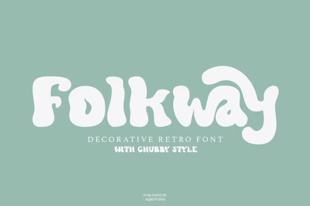 Folkway - Decorative Retro Font