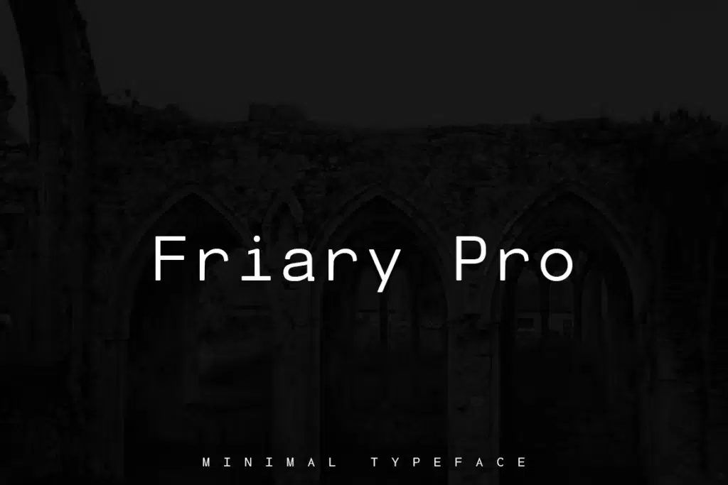Friary Pro Typeface