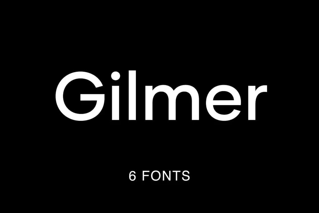 Gilmer – Geometric Sans Serif