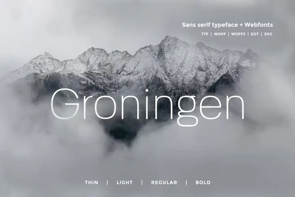 Groningen - Modern San-serif