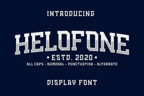 Helofone Sport Font