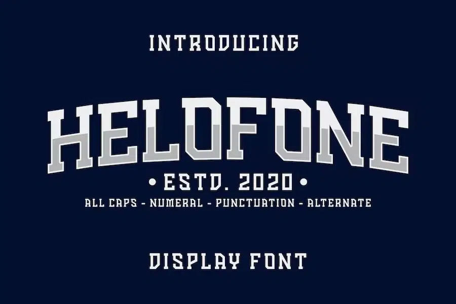 Fonts on football jerseys - Linotype Font Feature