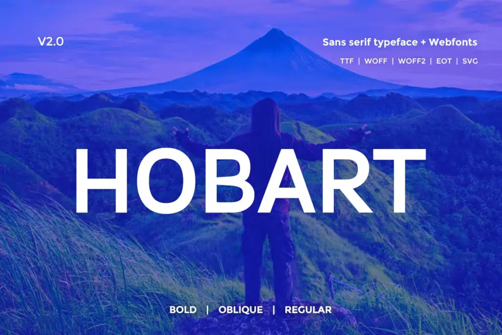 Hobart Minimal Typeface