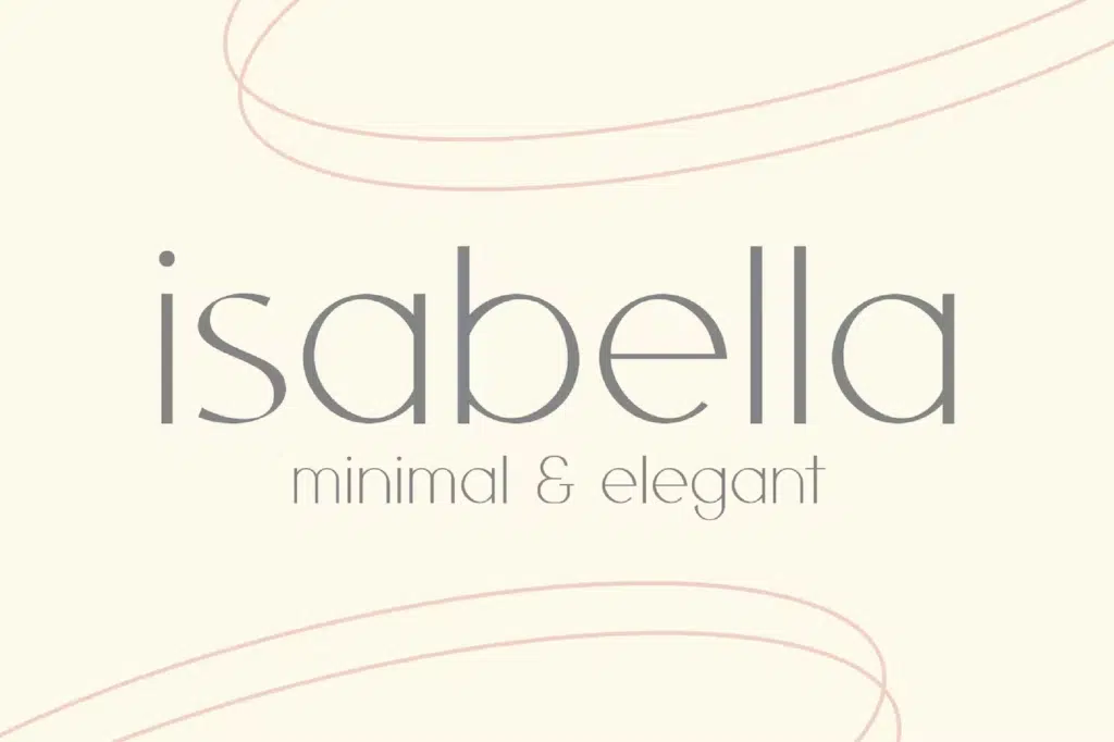 Isabell - Sophisticated Typeface